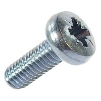 Винт оцинкованный пкр. DIN 7985  М 6х16 (1шт) Крепдил картинка